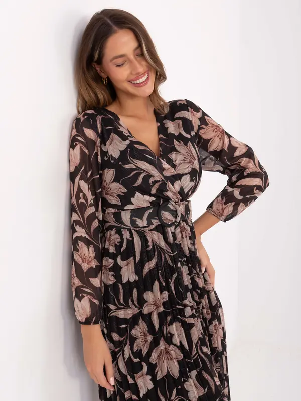 Italy Moda Dress-IT-SK-11389-1.28P-black