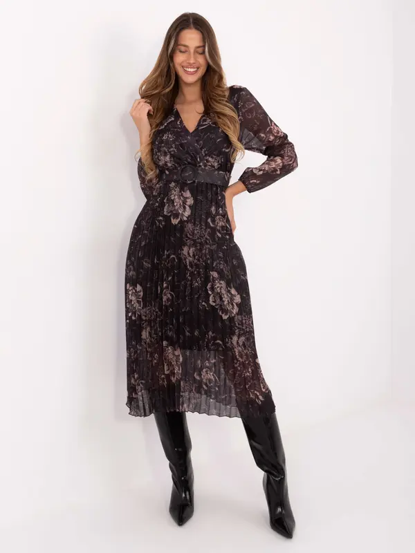 Italy Moda Dress-IT-SK-11389-2.12P-black