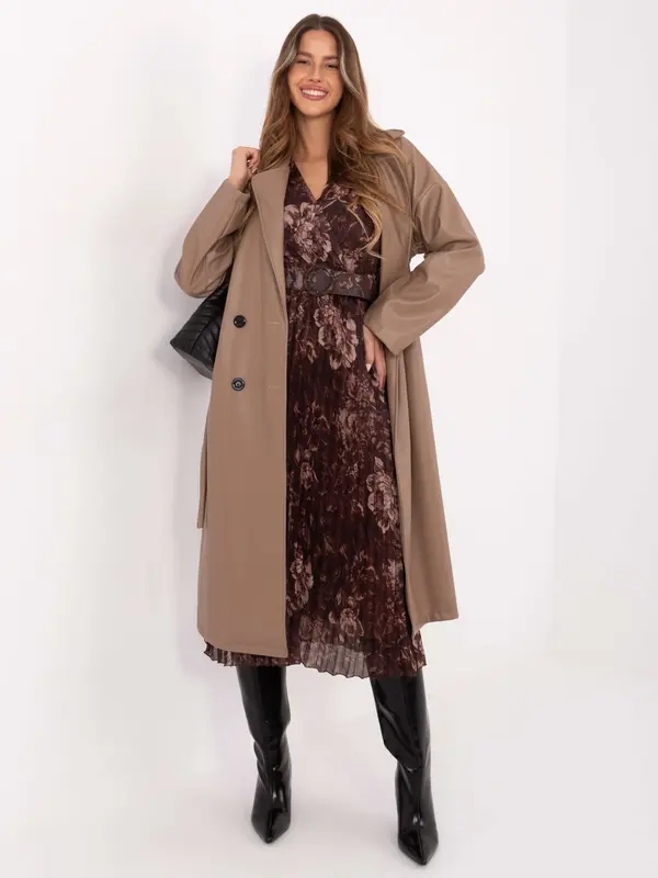 Italy Moda Dress-IT-SK-11389-2.12P-brown