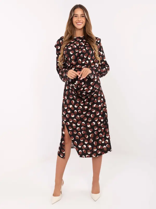 RUE PARIS Dress-IT-SK-20057.21P-black