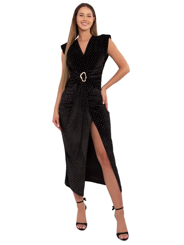 Italy Moda Dress-IT-SK-21171-1.03P-black