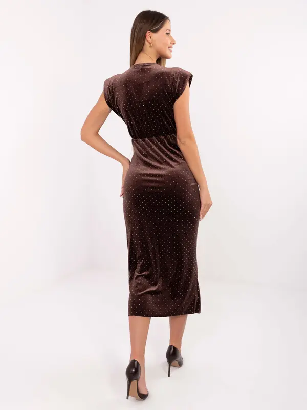 Italy Moda Dress-IT-SK-21171-1.03P-brown