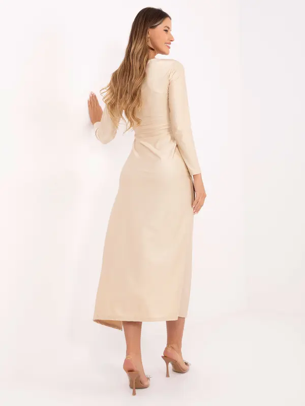 Italy Moda Dress-IT-SK-21609.83-light beige