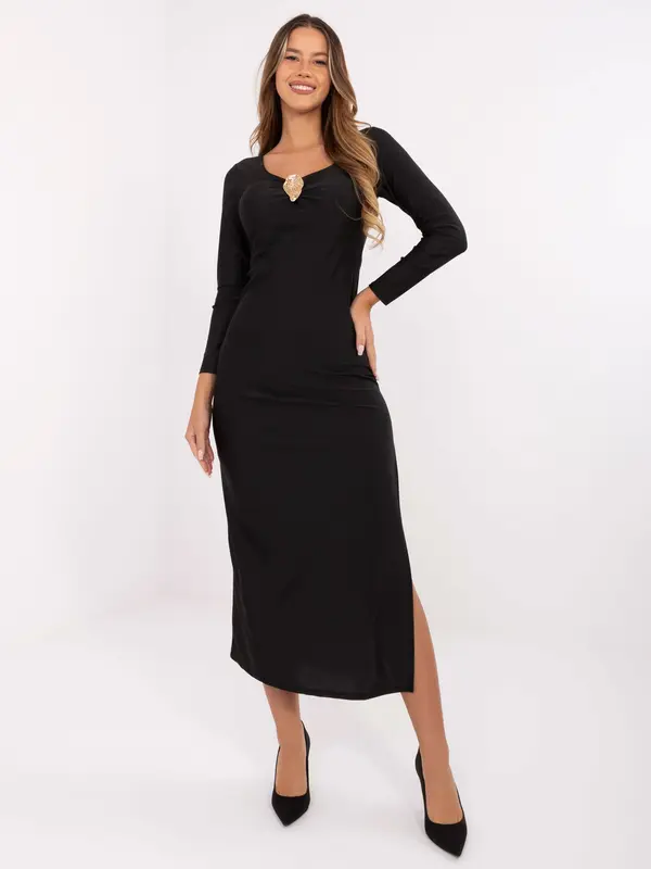 Italy Moda Dress-IT-SK-21619.97-black