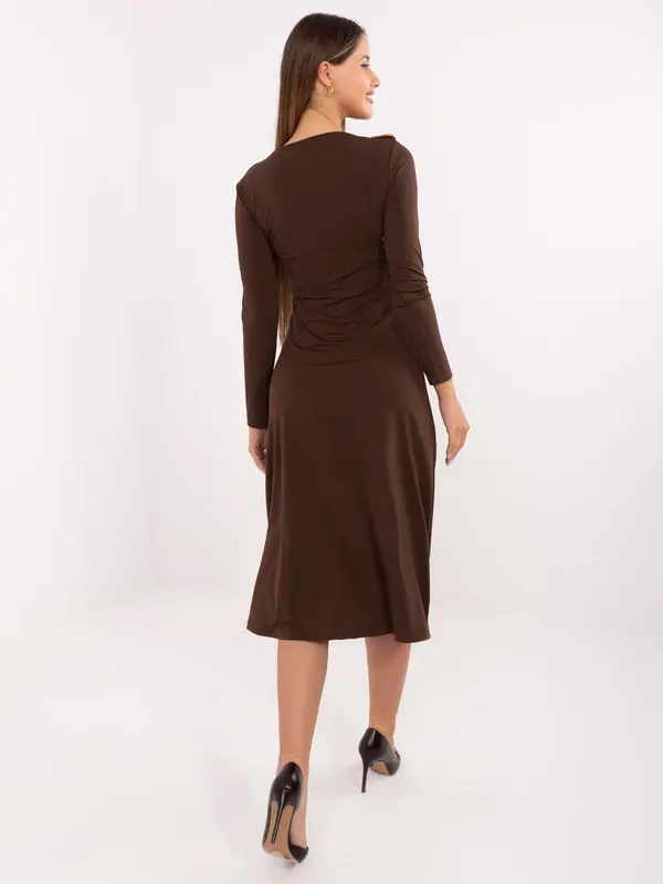 Italy Moda Dress-IT-SK-21900.00-brown