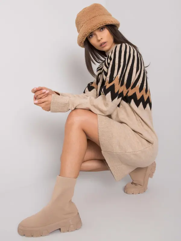 RUE PARIS Dress-LC-SK-0098.37X-Beige