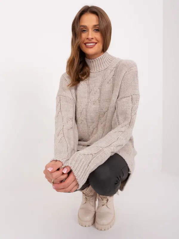 RUE PARIS Dress-LC-SK-1561.72P-Beige