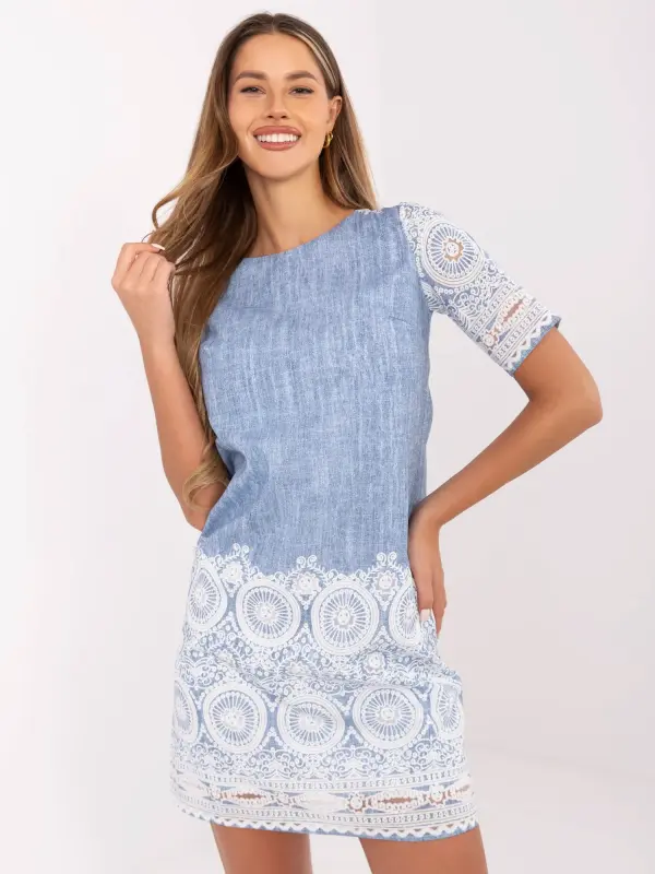 LAKERTA Dress-LK-SK-506836-1.74P-Blue