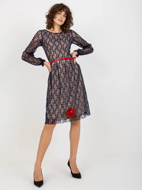 LAKERTA Dress-LK-SK-507018.60P-navy blue
