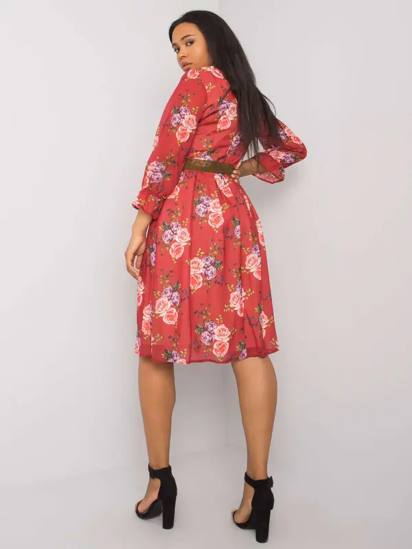 LAKERTA Dress-LK-SK-507267.28-burgundy