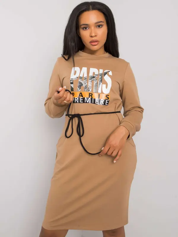 LAKERTA Dress-LK-SK-508299.30-camel