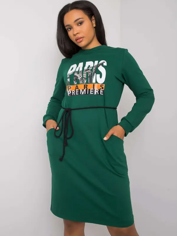 LAKERTA Dress-LK-SK-508299.30-dark green