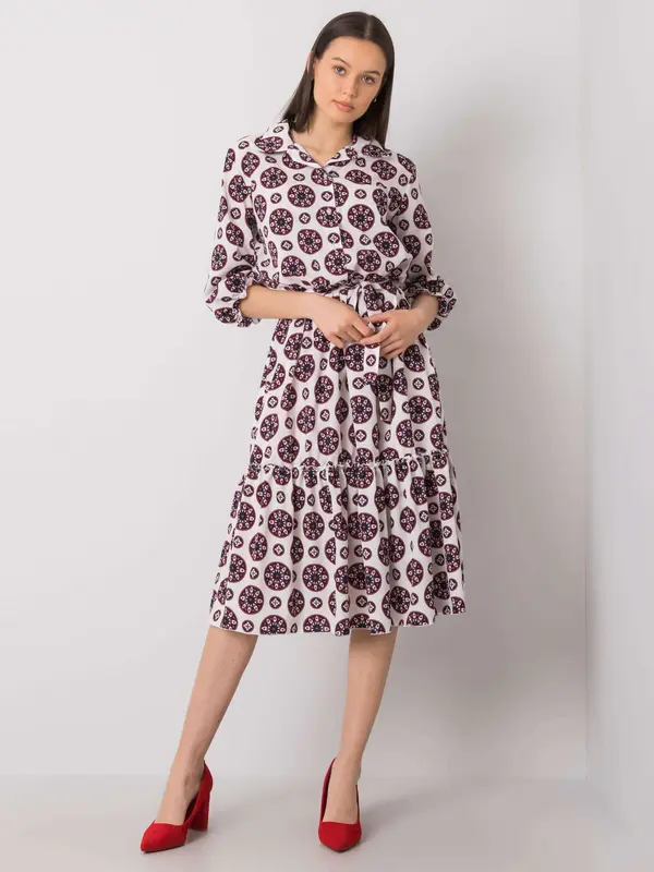 LAKERTA Dress-LK-SK-508525.17-white-red