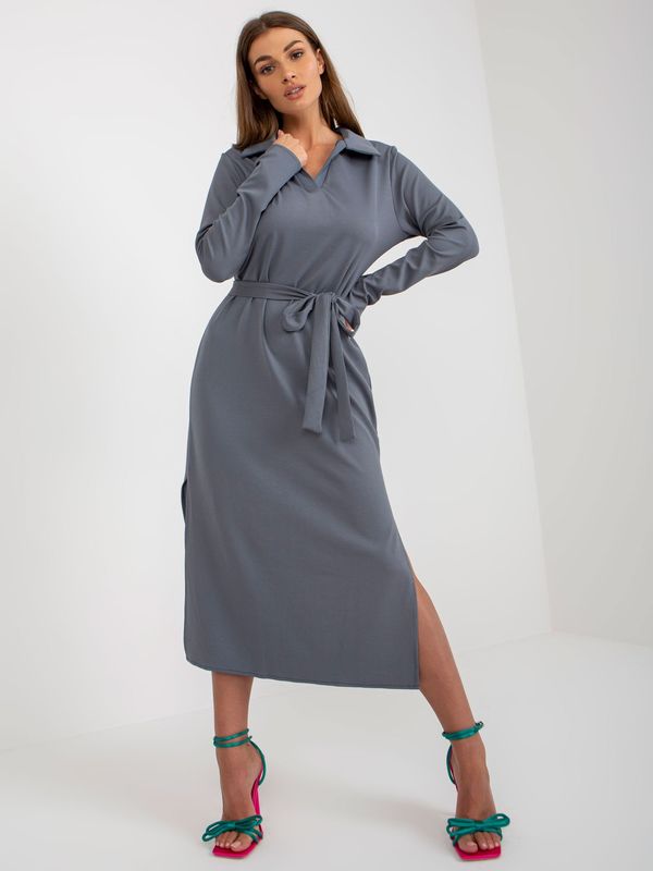 LAKERTA Dress-LK-SK-509227.83P-dark gray