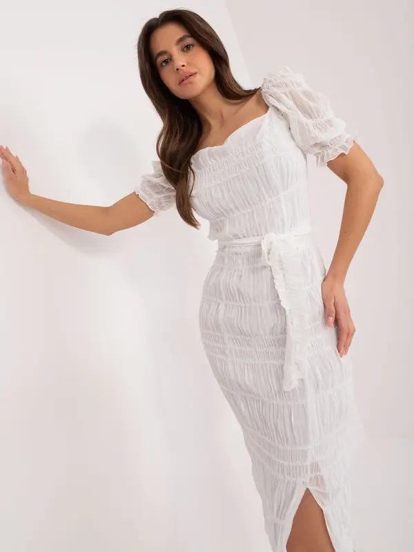 LAKERTA Dress-LK-SK-509403.29X-white