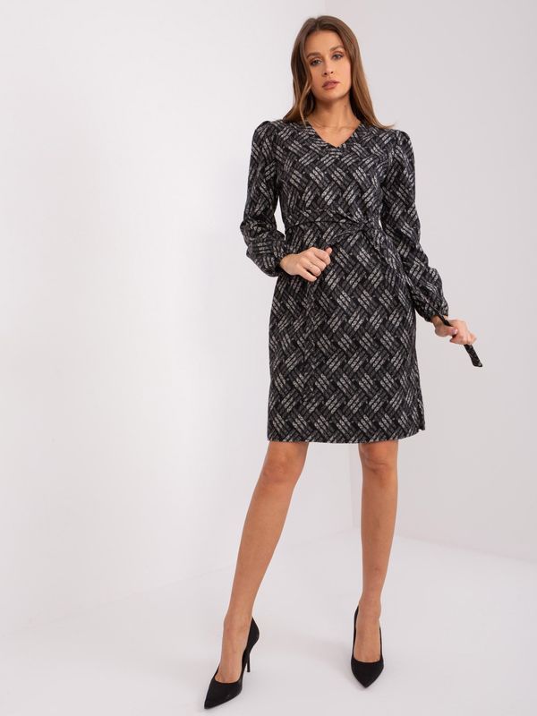 LAKERTA Dress-LK-SK-509474-1.52P-Grey-Black