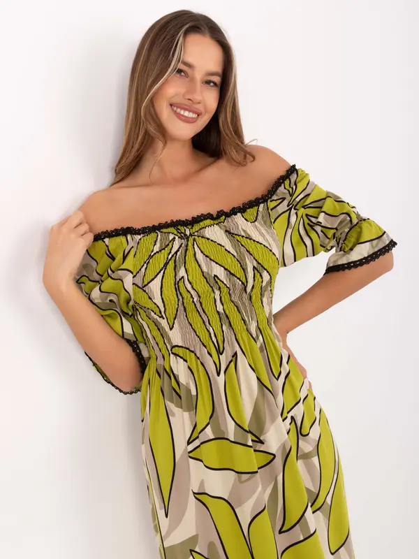 LAKERTA Dress-LK-SK-510095.89-khaki