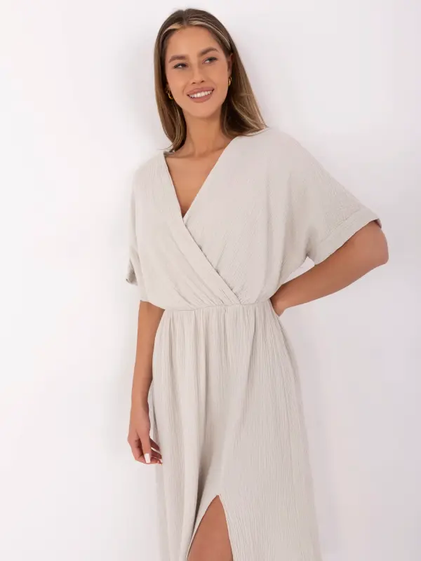 Italy Moda Dress-MI-SK-121008.84-beige