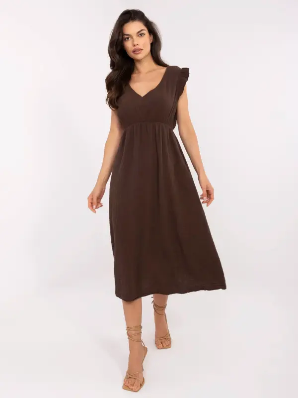 Italy Moda Dress-MI-SK-122126.77-brown