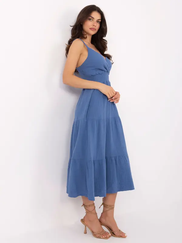 Italy Moda Dress-MI-SK-62200.76-dark blue