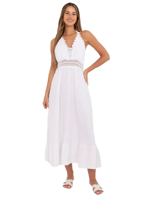 Italy Moda Dress-MI-SK-88573.83-white
