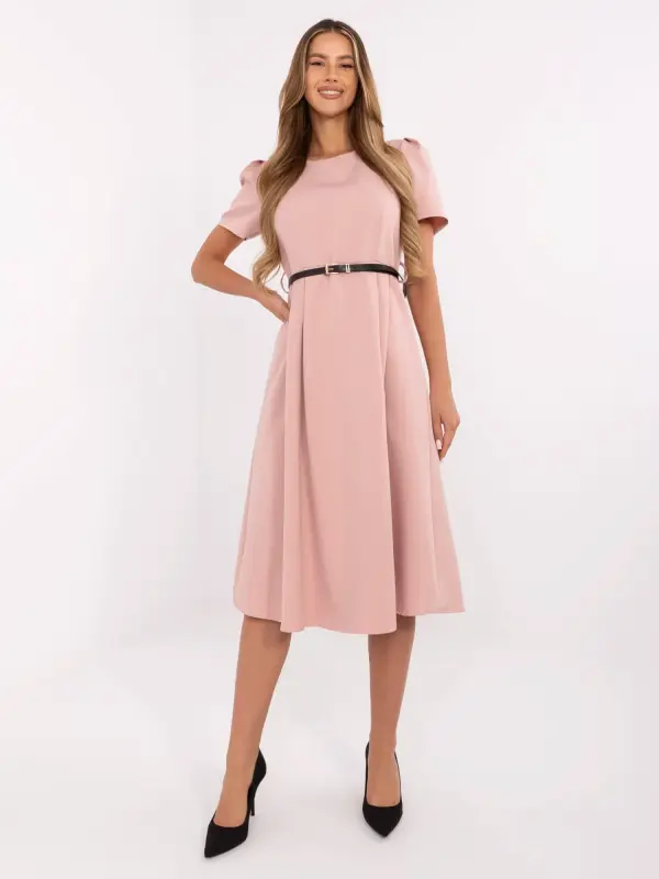 Italy Moda Dress-MI-SK-A2328.41-dark pink