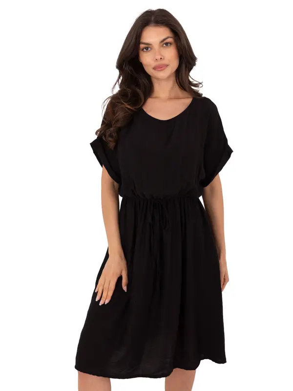 Italy Moda Dress-MI-SK-A63751.67-black
