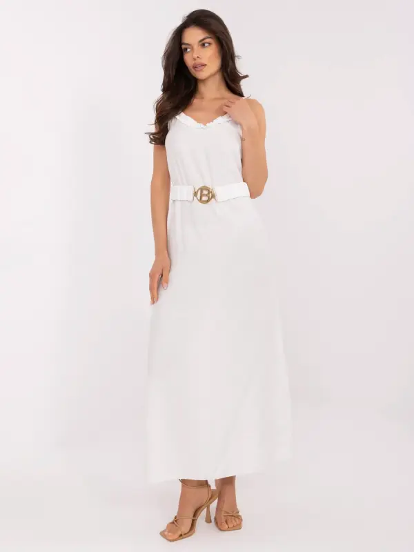 Italy Moda Dress-MI-SK-A6401.00-ecru