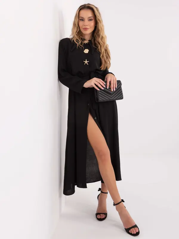 RUE PARIS Dress-MI-SK-C258.16-black