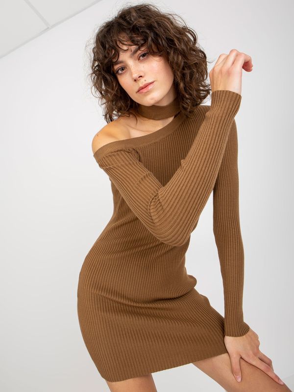 Trendy. ING Dress-NM-SK-NG-2315.19P-light brown