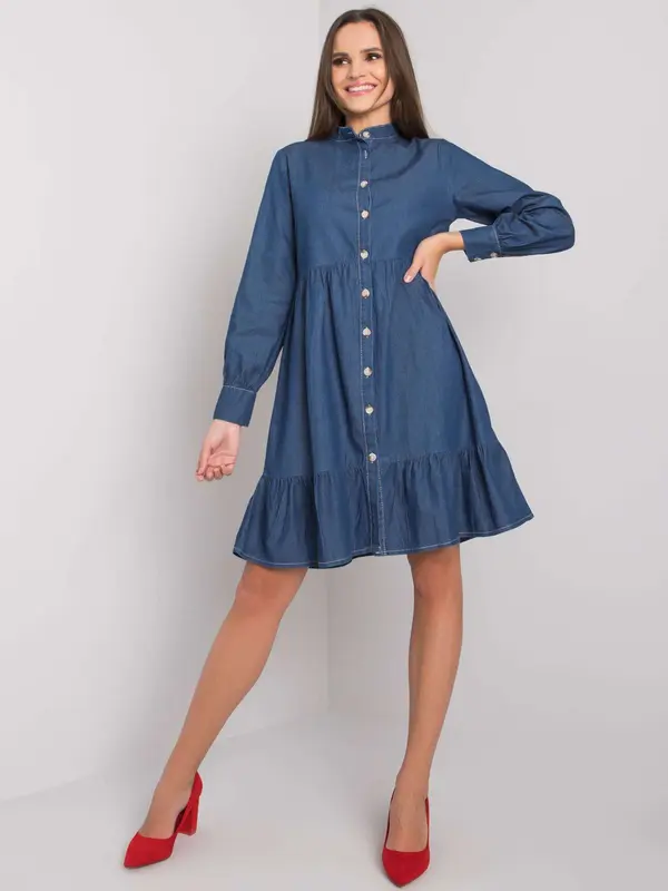 RUE PARIS Dress-RO-SK-ELB-01.54P-dark blue