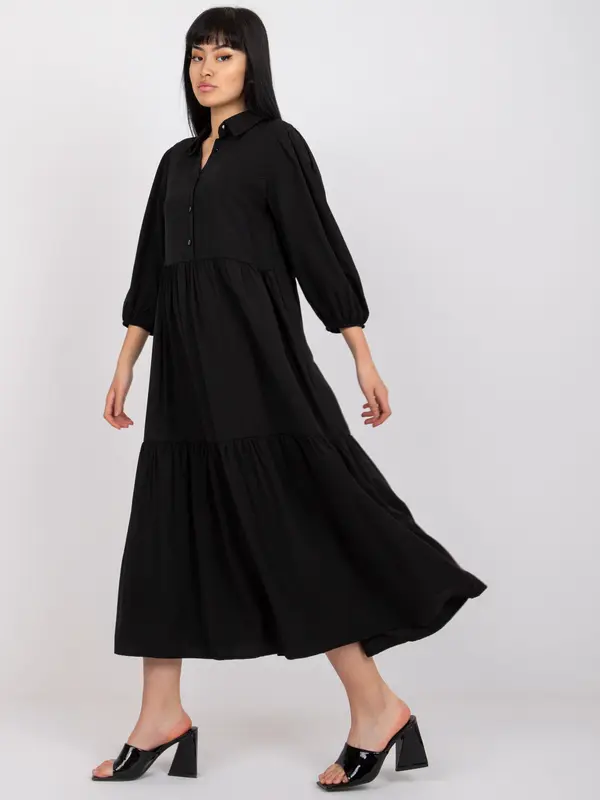 RUE PARIS Dress-RO-SK-ELB-2310.21X-black