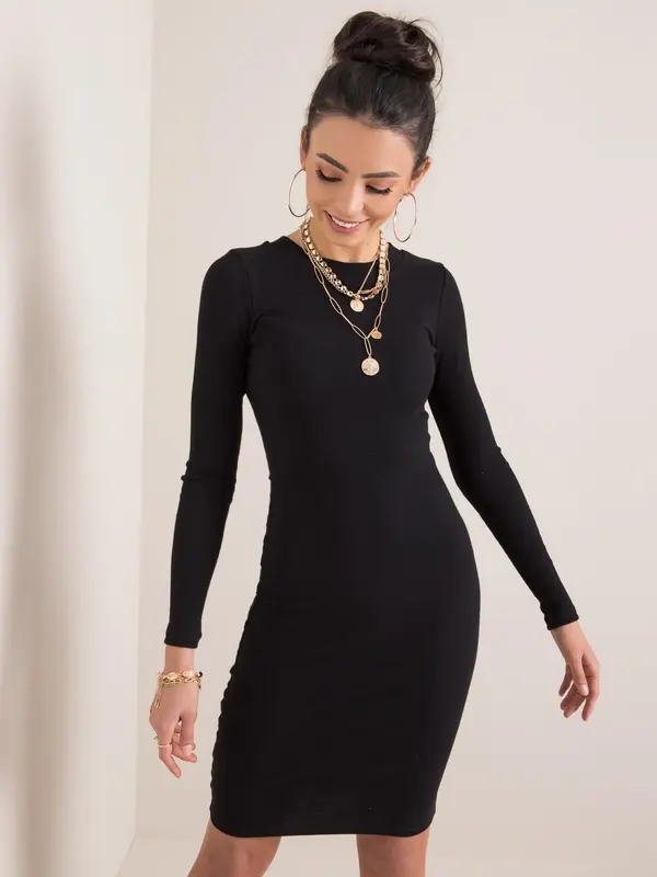 RUE PARIS Dress-RV-SK-5131.18P-black