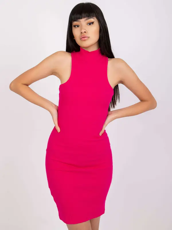 RUE PARIS Dress-RV-SK-5413.06X-Fuchsia