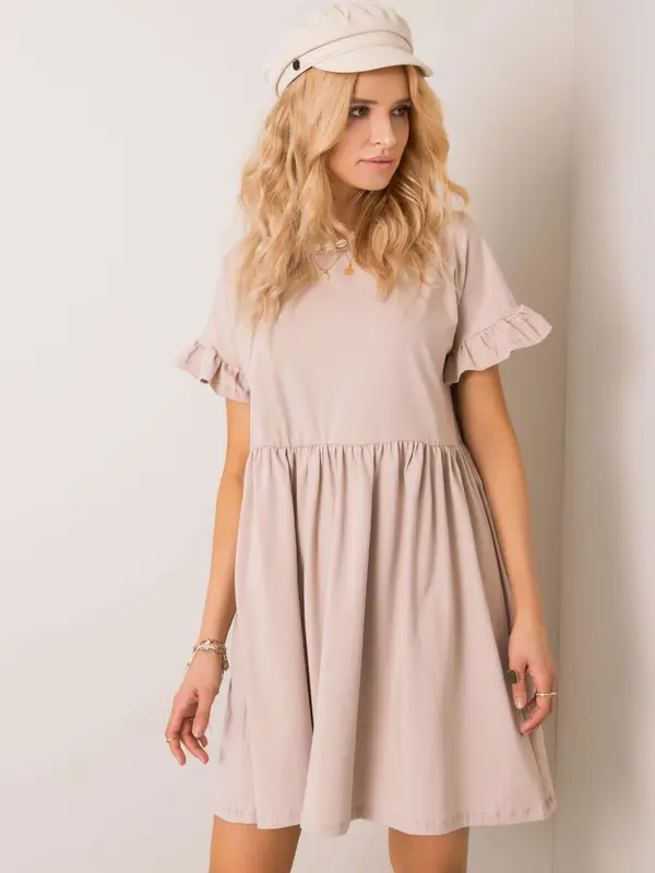RUE PARIS Dress-RV-SK-5576.04-beige
