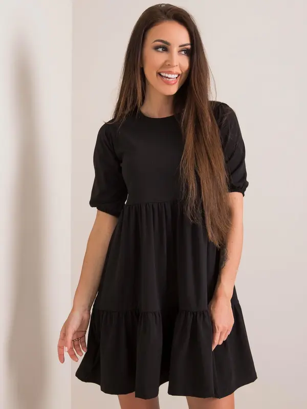 RUE PARIS Dress-RV-SK-5587.93-black
