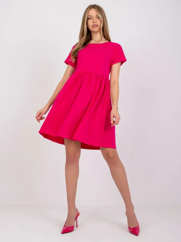 RUE PARIS Dress-RV-SK-5672.03P-fuchsia