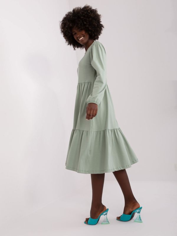 RUE PARIS Dress-RV-SK-5832.18X-Pistachio