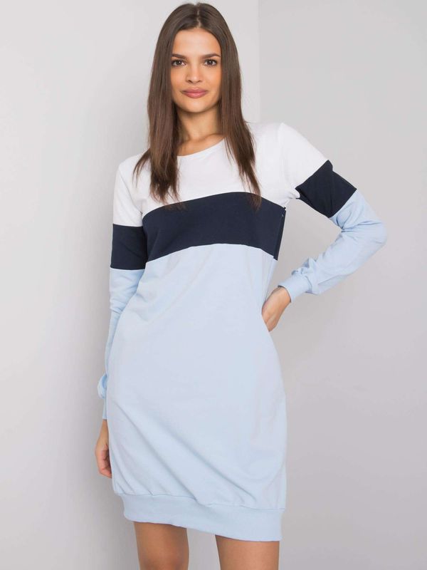 RUE PARIS Dress-RV-SK-5869.04-white-blue