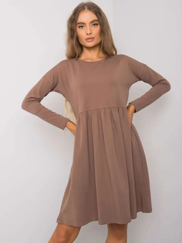 RUE PARIS Dress-RV-SK-5889.41P-brown