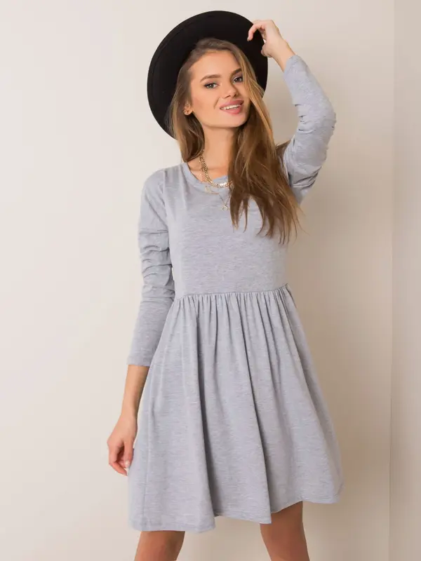 RUE PARIS Dress-RV-SK-5889.41P-gray