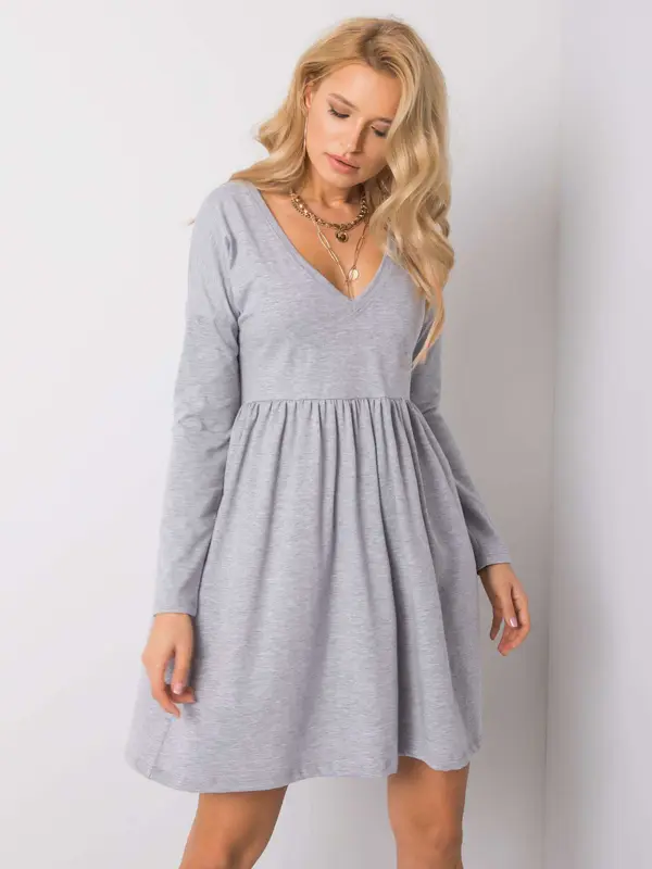 RUE PARIS Dress-RV-SK-6008.19X-gray