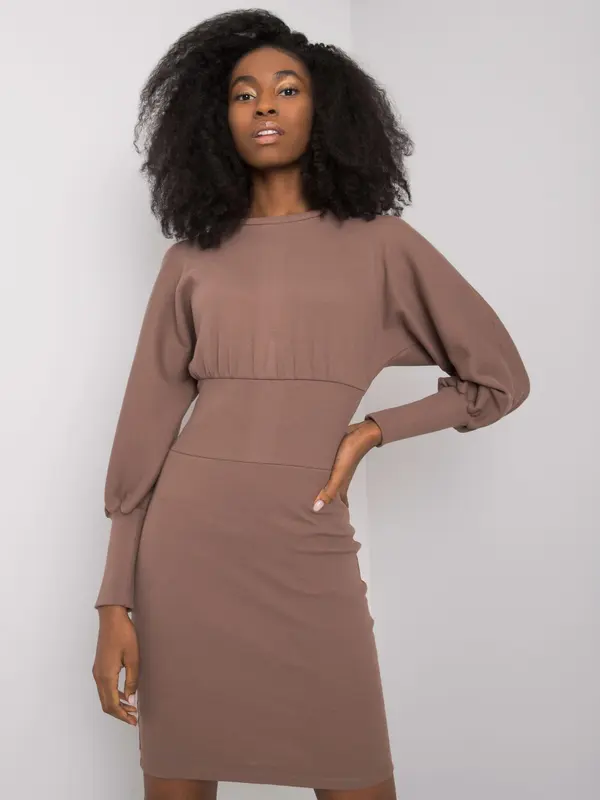 RUE PARIS Dress-RV-SK-6079.65-brown