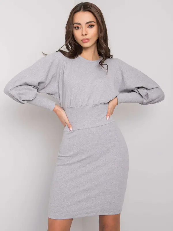 RUE PARIS Dress-RV-SK-6079.65-gray