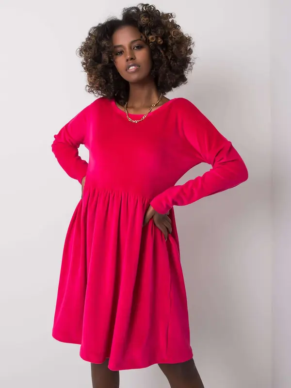 RUE PARIS Dress-RV-SK-6111.04X-Fuchsia