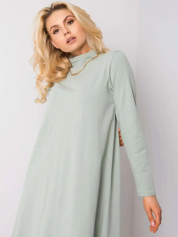 RUE PARIS Dress-RV-SK-6114.21P-Pistachio