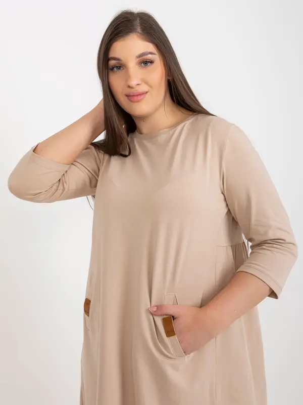 RELEVANCE Dress-RV-SK-6274.36P-camel