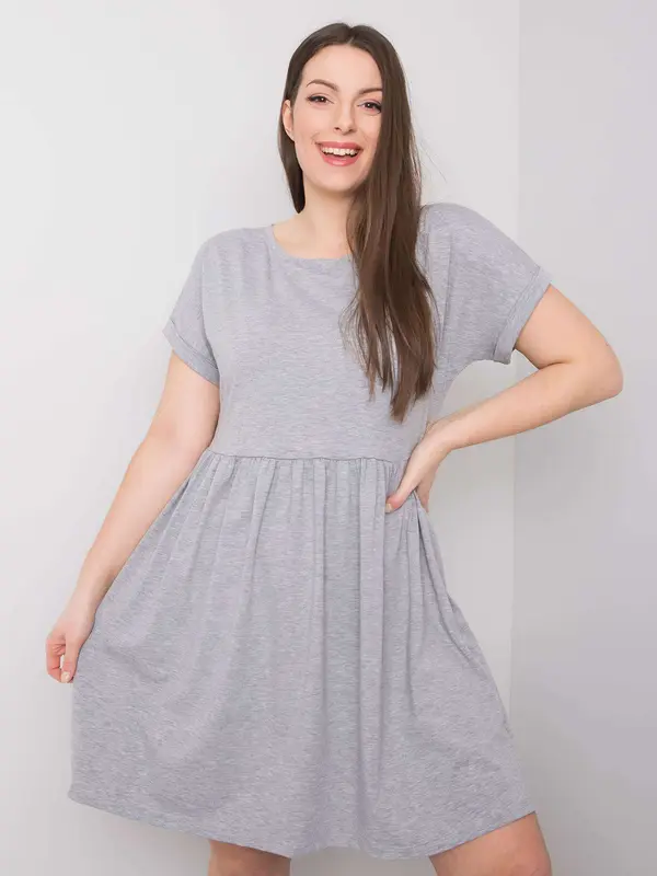 BASIC Feel Good Dress-RV-SK-6292.09P-gray