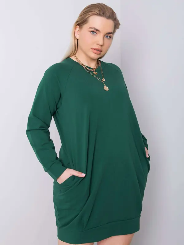 BASIC Feel Good Dress-RV-SK-6296.99-dark green