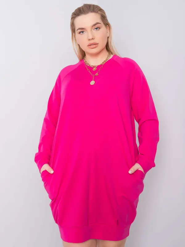 BASIC Feel Good Dress-RV-SK-6296.99-fuchsia